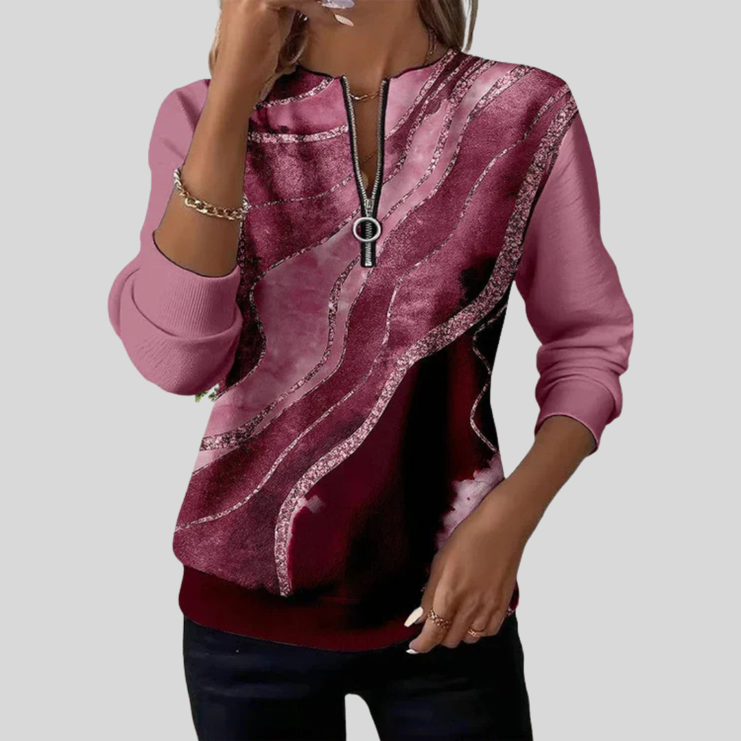 Sudadera con estampado vintage Noelia