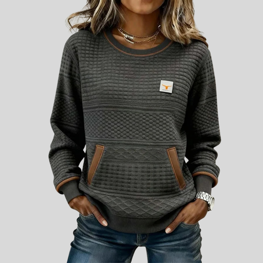 Sudadera de cuello redondo Noelia