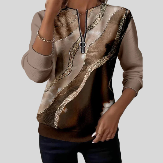 Sudadera con estampado vintage Noelia