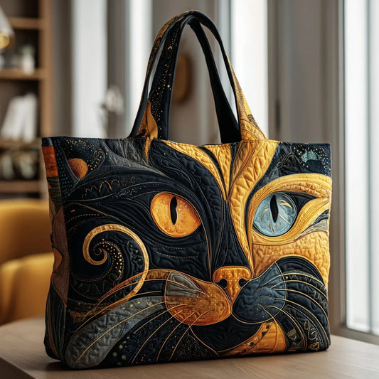 Bolso artesanal gato místico Ona