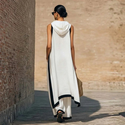 Conjunto efecto lino minimalista Nadia