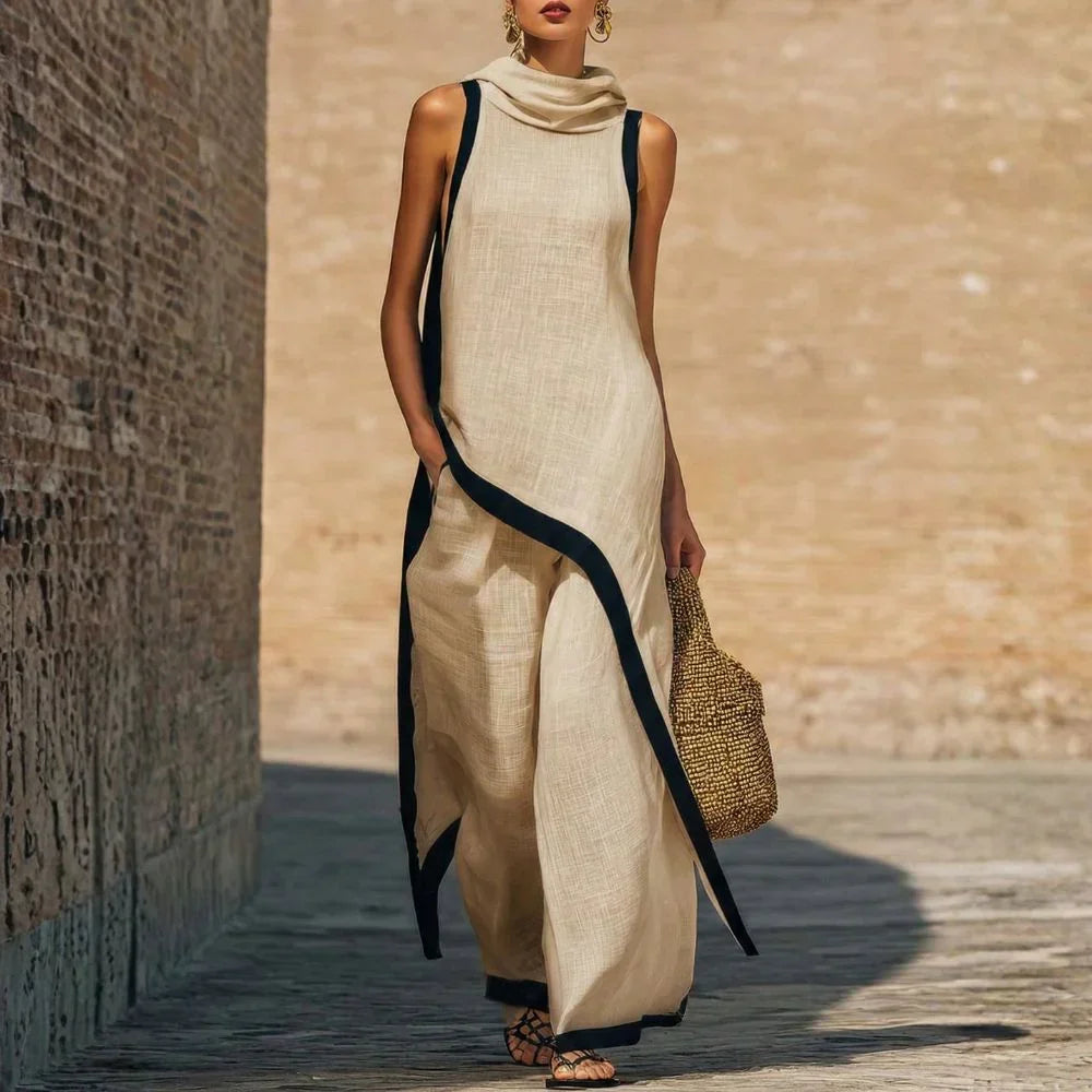 Conjunto efecto lino minimalista Nadia