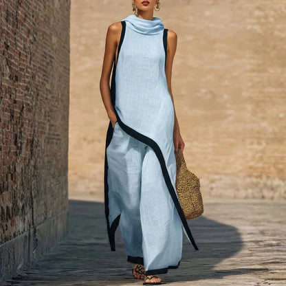Conjunto efecto lino minimalista Nadia