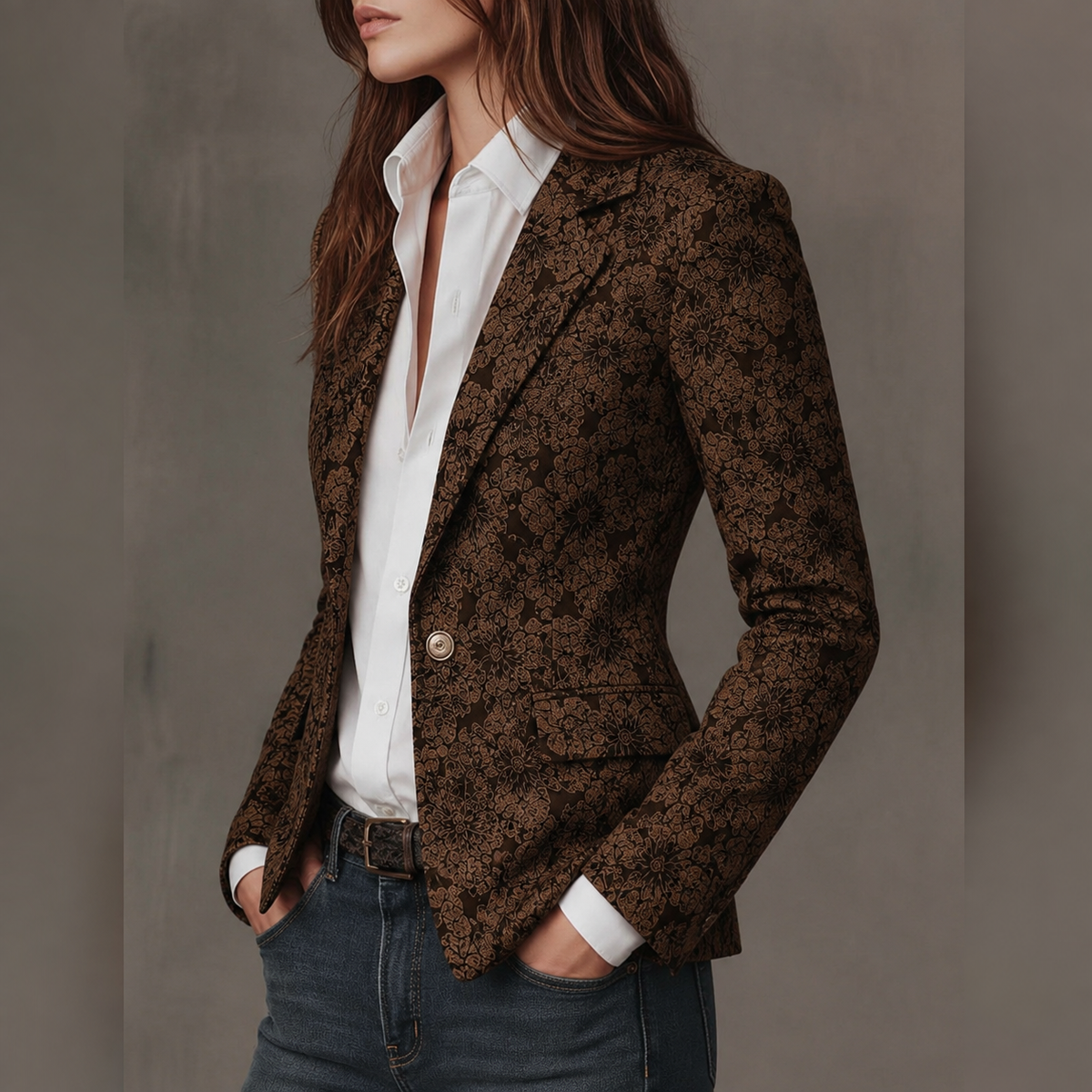 Blazer de cachemira entallado Antonia