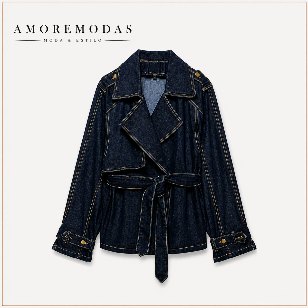 Chaqueta vaquera clásica para mujer