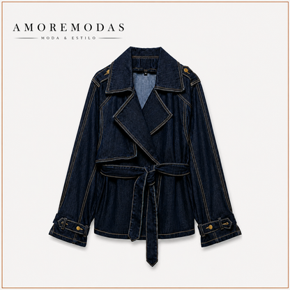 Chaqueta vaquera clásica para mujer
