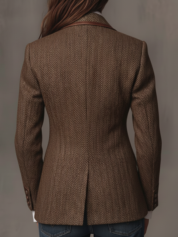Gisèle | Blazer con Apliques Estampados de Espiga