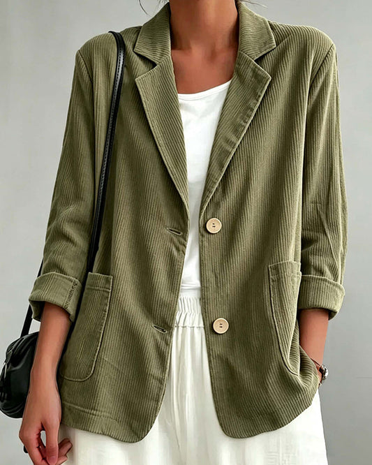 Blazer de botonadura sencilla Greta