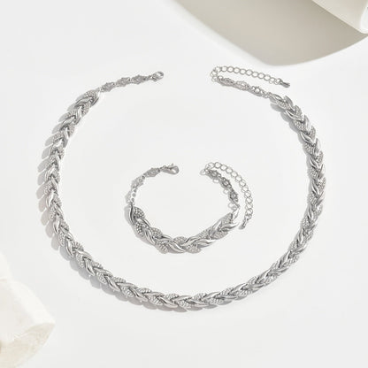 Conjunto de joyas con cristales