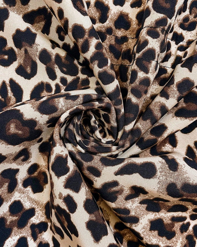 Chaqueta reversible con capucha y estampado de leopardo Lola
