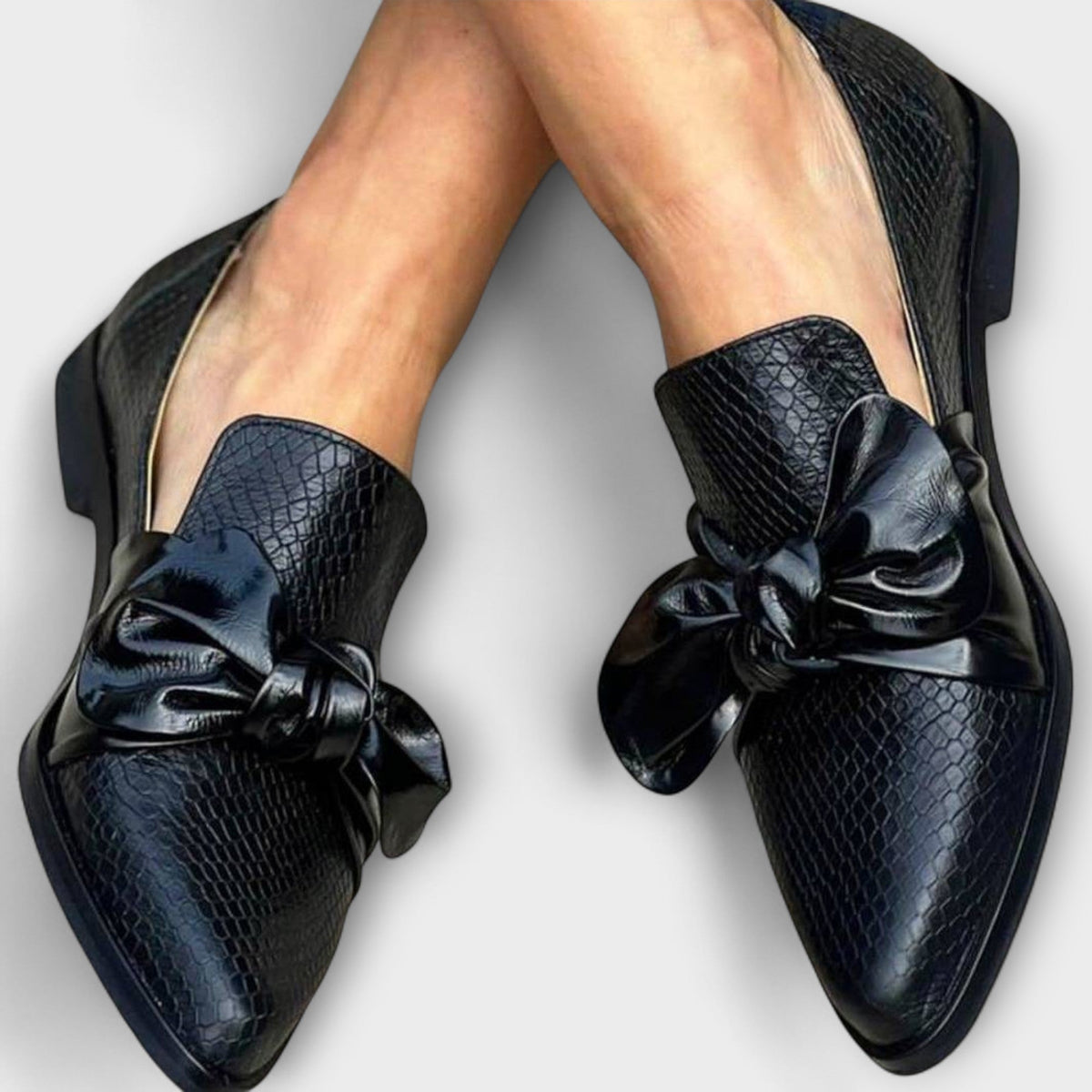 Mocasines con detalle de botón Nerea