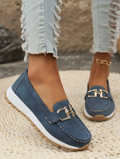 Mocasines con plataforma y hebilla Mari Nati