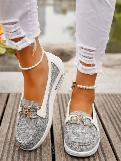 Mocasines con plataforma y hebilla Mari Nati