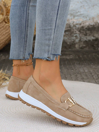 Mocasines con plataforma y hebilla Mari Nati