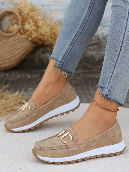 Mocasines con plataforma y hebilla Mari Nati