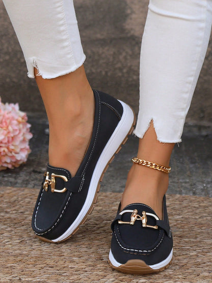 Mocasines con plataforma y hebilla Mari Nati