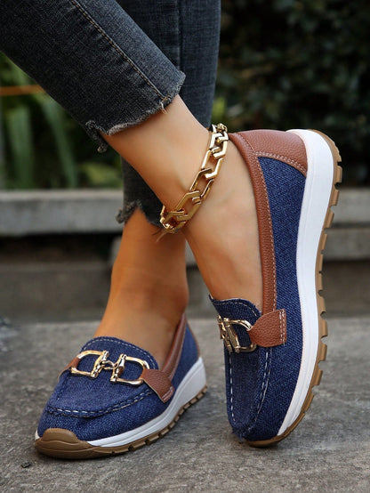 Mocasines con plataforma y hebilla Mari Nati