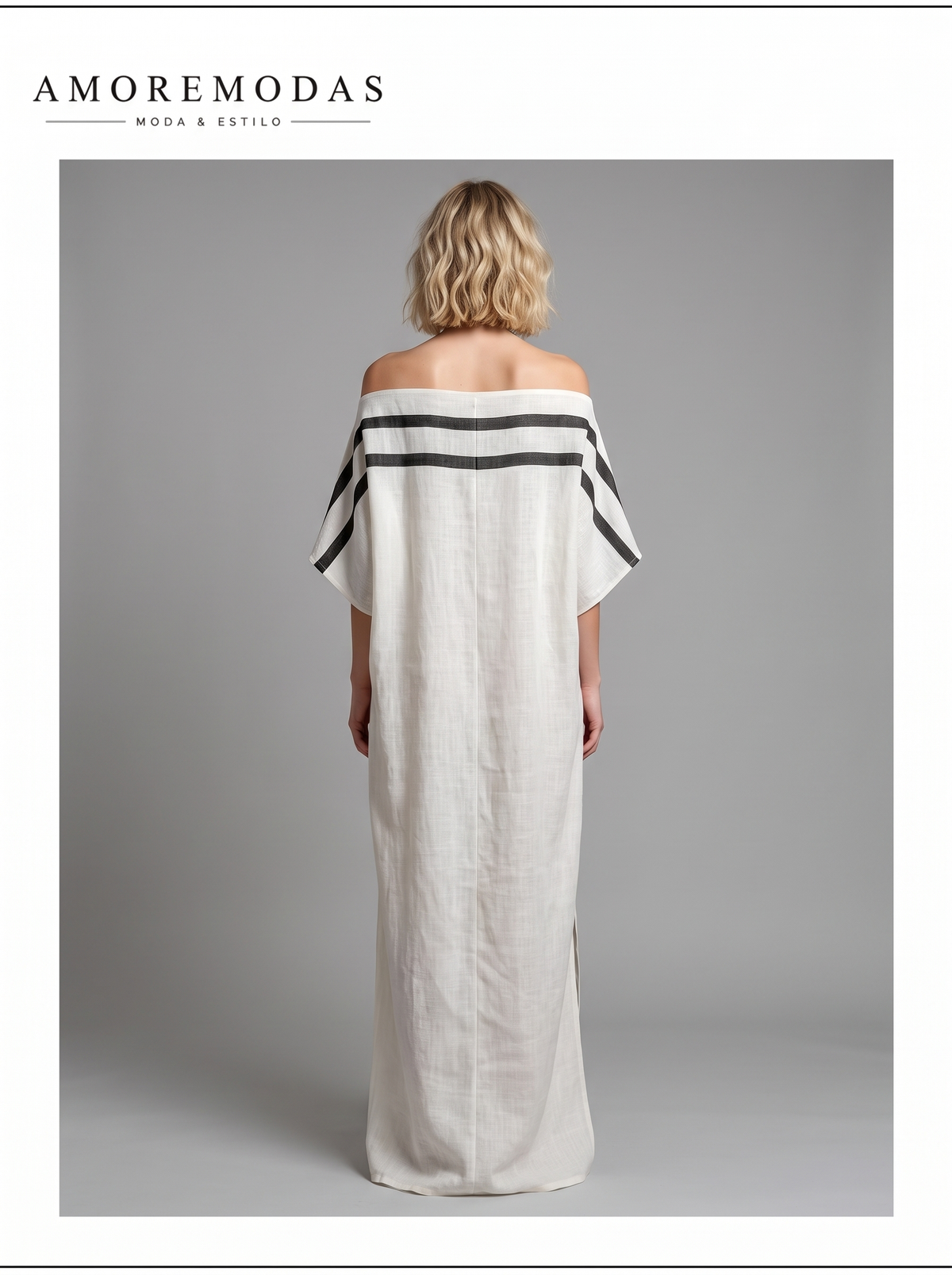 Vestido con mangas murciélago Aveline
