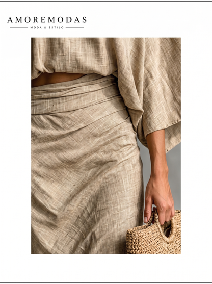 Conjunto de 2 piezas con falda Julia