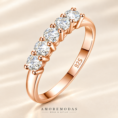 Anillo de compromiso con moissanita AMOREMODAS