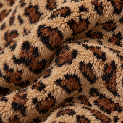 Abrigo de pelo con estampado de leopardo Estrella