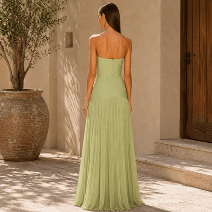 Vestido con hombros descubiertos Francesca