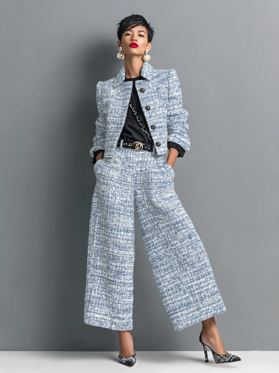 Concepción | Conjunto Tweed con Pantalón