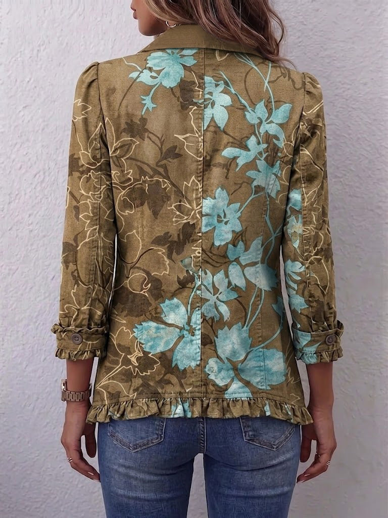 Chaqueta floral degradado Salud