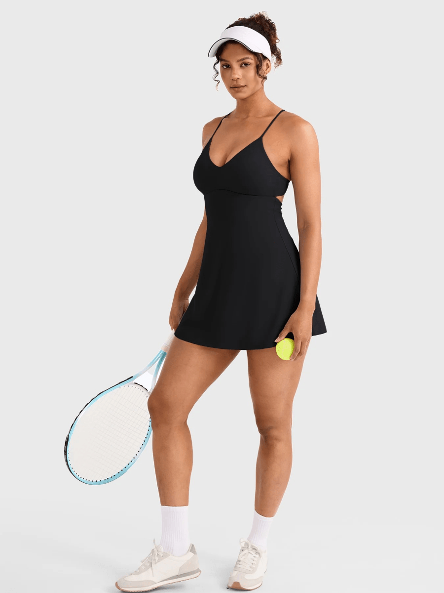 SERENA™ Open Back Court Dress