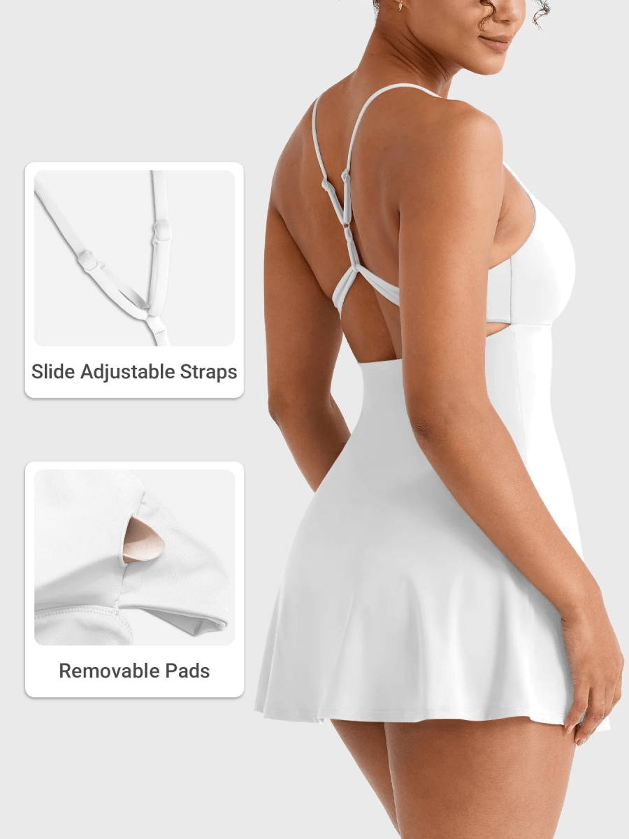 SERENA™ Open Back Court Dress