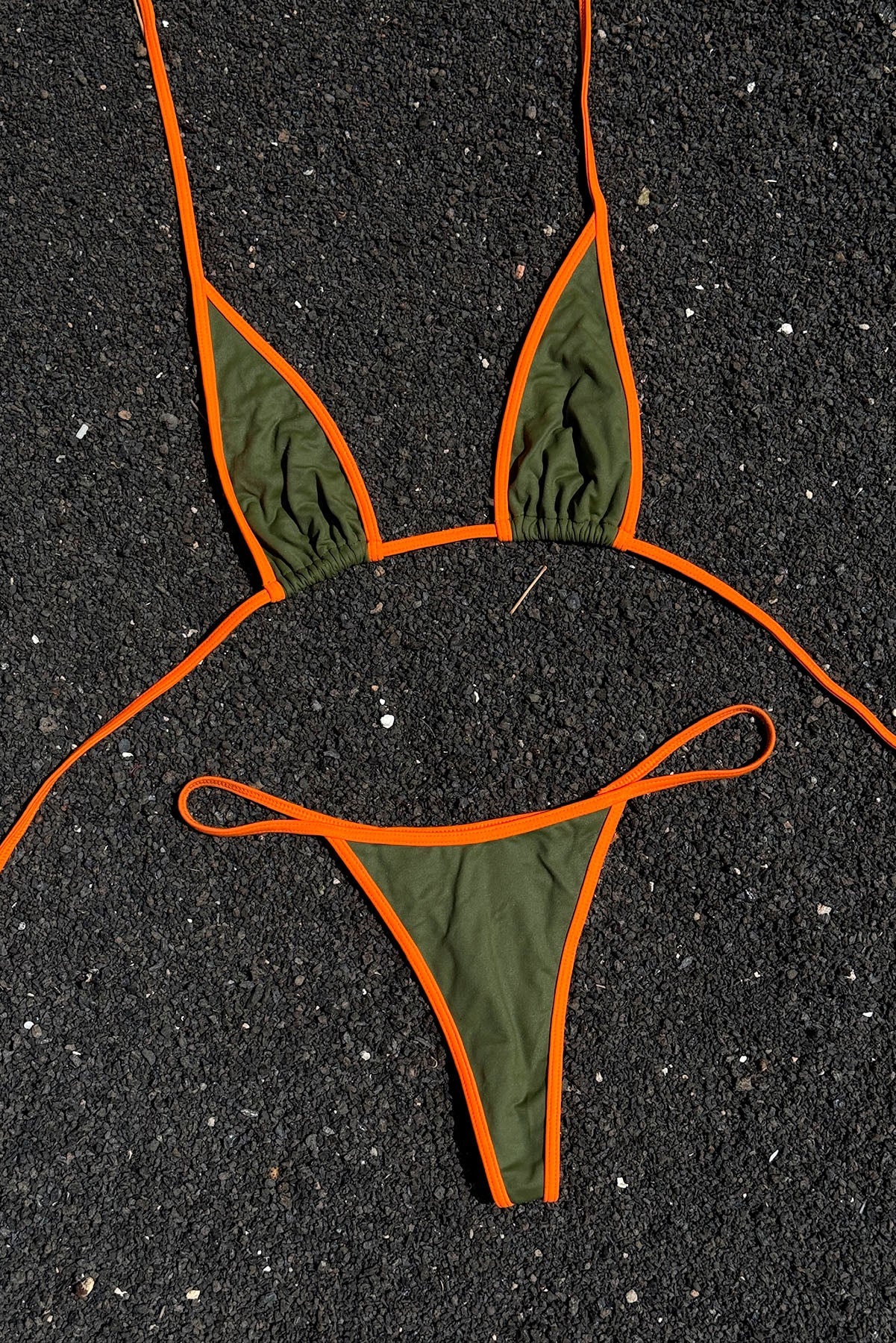 Khaki Aerin Thong