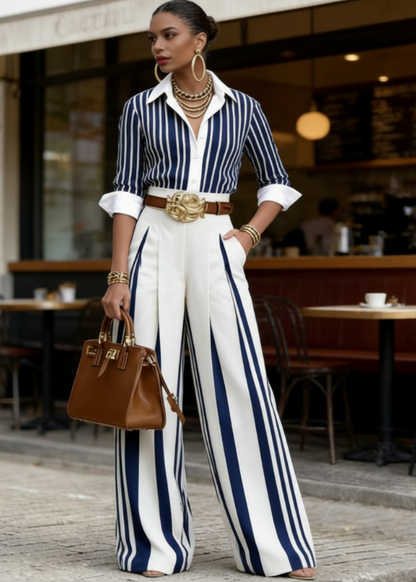 Conjunto de punto Lucía, chaqueta y pantalón a juego